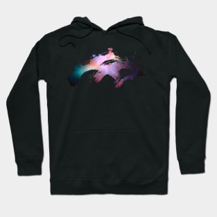 Paint brush stroke galaxy whoosh Hoodie